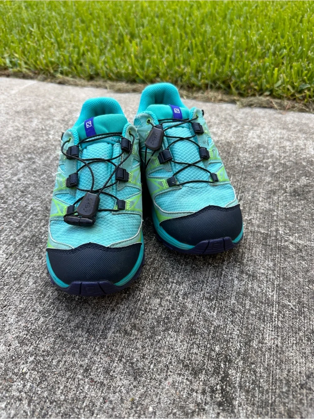 Salomon Junior XA Pro 3D Running Trail Hiking Shoes US 2 Contagrip Rubber (A26)